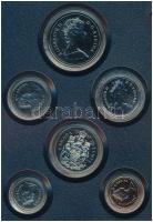 Kanada 1986. 1c-1$ (6xklf) forgalmi sor dísztokban T:BU Canada 1986. 1 Cent - 1 Dollar (6xdiff) coin set is case C:BU