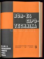 1979 Bőr és cipőtechnika.  XXIX. évf. 1-6. sz. 1979. február-december. (Teljes évfolyam.) Bp., Bőr-,...