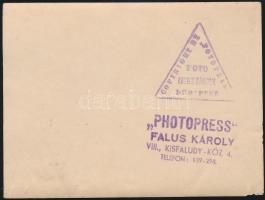 1947 Budapest, a kigyulladt Szent István-bazilika, fotó, hátulján pecséttel jelzett (Photopress Falu...