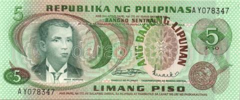 Fülöp szigetek 1978. 2P, 5P, 10P Sign.8 T:I