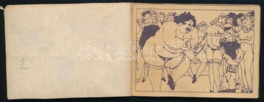 1940 Popeye a tengerész kalandjai Rio de Janeiróban, kisalakú füzet 16 db erotikus rajzzal, 6,5x10 c...
