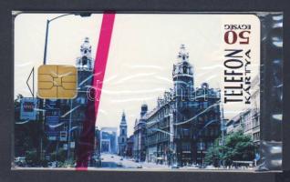 1995 Budapest régen és ma: Klotild paloták 50 egységes használatlan telefonkártya