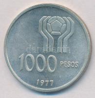 Argentína 1977. 1000P Ag "1978-as Labdarúgó Világkupa" T:1-
Argentina 1977. 1000 Pesos Ag...