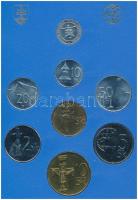 Szlovákia 1993. 10h-10K (7xklf) forgalmi sor dísztokban + "Körmöcbányai Pénzverde / 1328-1993&q...