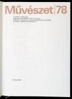 1978 Művészet folyóirat évkönyve 1978. Bp.,1979, Corvina. Kiadói kartonált papírkötés, kiadói papír ...