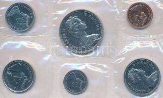 Kanada 1972. 1c-1$ (6xklf) forgalmi sor lezárt fóliában T:BU Canada 1972. 1 Cent - 1 Dollar (6xdiff) coin set in sealed foil packing C:BU