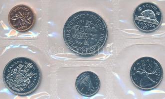 Kanada 1971. 1c-1$ (6xklf) forgalmi sor lezárt fóliában T:BU
Canada 1971. 1 Cent - 1 Dollar (6xdiff...