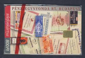 1999 Pénzjegynyomda használatlan telefonkártya