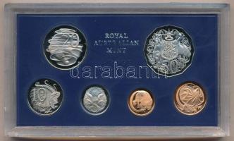 Ausztrália 1978. 1c-50c (6xklf) forgalmi szett műanyag tokban T:PP Australia 1978. 1c - 50 Cents (6xklf) coin set in plastic case C:PP