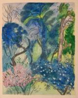 Kemény Simon: Az ördög tarisznyája. Csók István három eredeti kézzel színezett illusztrációjával. Bp...