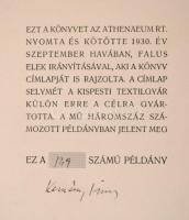 Kemény Simon: Az ördög tarisznyája. Csók István három eredeti kézzel színezett illusztrációjával. Bp...