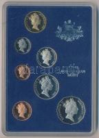 Ausztrália 1986. 1c-1$ (7xklf) forgalmi szett műanyag tokban T:1 tokon kis sérülés Australia 1986. 1c - 1 Dollar (7xklf) coin set in plastic case C:UNC minor damage on the case