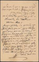 1914 Spira Salamon (1865-1944 k.) miskolci rabbi részére írt levelezőlap