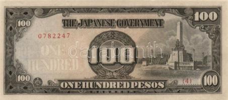 Fülöp szigetek/japán megszállás 1943-44. 5P, 100P (2x) T:I