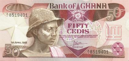 Ghana 1983.4.1. 50C T:I