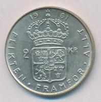 Svédország 1961TS 2K Ag "VI. Gusztáv" T:1,1-
Sweden 1961TS 2 Kronor Ag "Gustaf VI&qu...