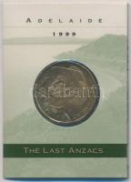 Ausztrália 1999A 1$ Al-Br "Az utolsó ANZAC" kis karton dísztasakban T:1,1- Australia 1999A 1 Dollar Al-Br "The last ANZACS" in a small cardboard case C:UNC,AU