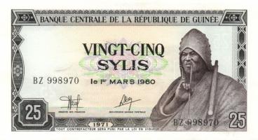 Guinea 1971. 25S T:I