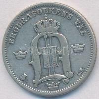 Svédország 1883EB 50ö Ag T:2-
Sweden 1883EB 50 Ore Ag C:VF
Krause KM#740