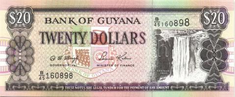 Guyana 1996-99. 20$, 100$ Sign.12 T:I