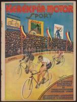 1930 Bp., Kerékpár és Motorsport, a legrégibb magyar motorsportlap XVI. évfolyamának 18. száma, dekoratív címlappal, jó állapotban
