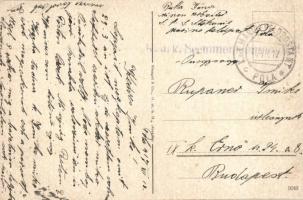 Sveti Stefan near Budva, Santo Stefano presso Budua; K.u.K. Seeminenkommando