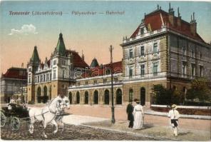 Temesvár, Timisoara; Pályaudvar, vasútállomás / Bahnhof / railway station