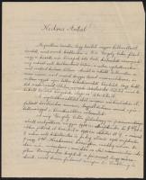 1914. szeptember - október, Levelek a 16/II. hadtápzászlóalj 3. sz. tisztjeinek élelmezési illetékel...