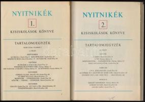 Nyitnikék 1.-2. félév. Szerk. Huszár Tiborné. Rajzolta: Kepes Erzsébet. Kisiskolások könyve. Bp.,197...