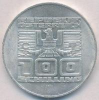 Ausztria 1975. 100Sch Ag "20 éves az Államszerződés" T:1-,2
Austria 1975. 100 Schilling A...