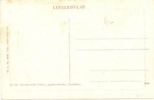 Nagybánya, Baia Mare; látkép, Református templom. W. L. Bp. 6040. Kiadja Krizsanovszky Lőrincz / gen...