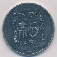 Svájc 1977. 5Fr Cu-Ni "Johann Pestalozzi halálának 150. évfordulója" T:1,1-
Switzerland 1...