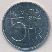 Svájc 1984. 5Fr Cu-Ni "Auguste Piccard születésének 100. évfordulója" T:1,1-
Switzerland ...