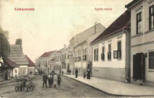 Csíkszereda, Miercurea Ciuc; Apafy utca, gyerekek. Szvoboda József kiadása / street view, children (EK)