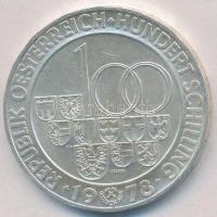 Ausztria 1978. 100Sch Ag "Az alberg alagút megnyitása" T:1-
Austria 1978. 100 Schilling A...