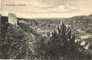 Brassó, Kronstadt, Brasov; látkép / general view