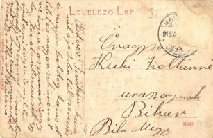 Margitta, Marghita; Vasútállomás, pályaudvar, várótermek. 2273. Kiadja Fisch Lipót / railway station...