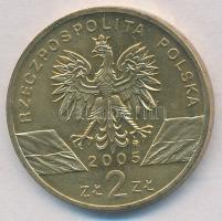 Lengyelország 2005. 2Zl sárgaréz "Bagoly - Bubo bubo" T:1 Poland 2005. 2 Zlotych Brass &qu...
