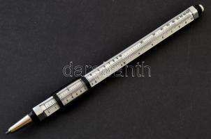 Írószer tétel: redőnyös fadoboz ( félig ceruzákkal), töltőceruza bél tokban ( Bohemia Works), tus he...