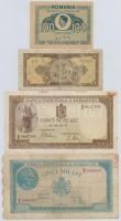 Románia 1941-1952. 8db vegyes bankjegy T:III,III-
Romania 1941-1952. 8pcs of various banknotes C:F,...
