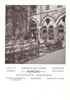 Milano, Milan; Kron Ristorante Ungherese / Hungarian restaurant. Hungarika / Hungarica