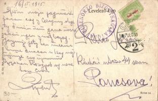 Nagyvárad, Oradea; Városháza / town hall + Katonai Ellenőrző Bizottság (EK)