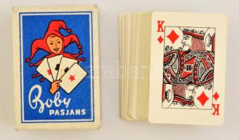 Boby lengyel kisméretű pasziánsz kártyapakli, saját dobozában