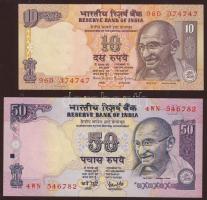 India 1996-2002. 10R, 50R T:I