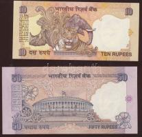 India 1996-2002. 10R, 50R T:I