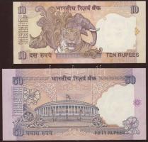 India 1996-2002. 10R, 50R T:I