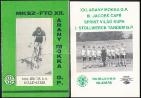 1983-1992 Ferencvárosi Torna Club két kiadványa + levél fejléces papíron
