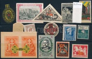 16 db katonai levélzáró tételben / military poster stamps