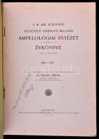 1918 A M. Kir. Központi Szőlészeti Kísérleti Állomás és Ampelologiai Intézet évkönyve. VII. évf. 191...