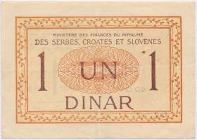 Szerb-Horvát-Szlovén Királyság 1919. 1D T:III
Kingdom of the Serbs, Croats and Slovenes 1919. 1 Din...